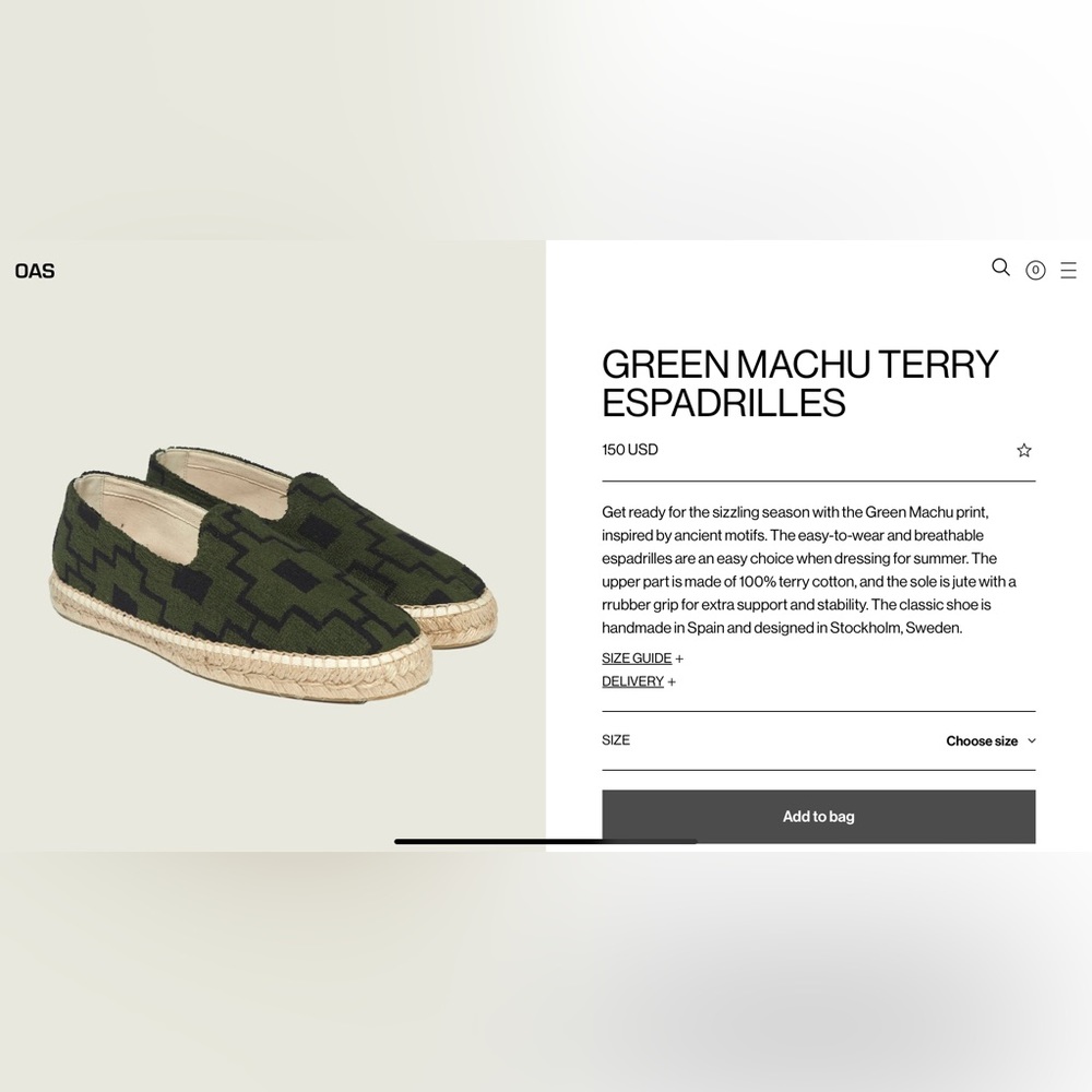 OAS espadrilles - Picture 2 of 3